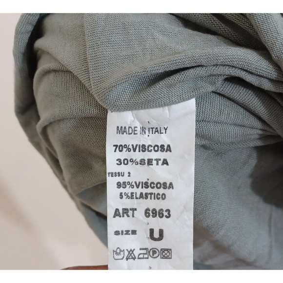 Cobblestone Living Sage Green Floral Tank Maxi Dress Rayon Silk Women US OS - Picture 7 of 8